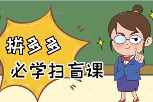 拼多多商家開店入門必學，0基礎新手小白掃盲課（58節視頻課程）